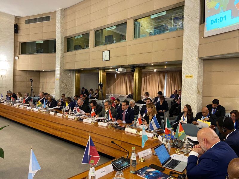 El canciller Rubén Ramírez Lezcano participó de la XI Conferencia Italia América Latina y el Caribe, realizada en Roma, que tiene como fin fortalecer las relaciones entre las regiones. Foto: Gentileza
