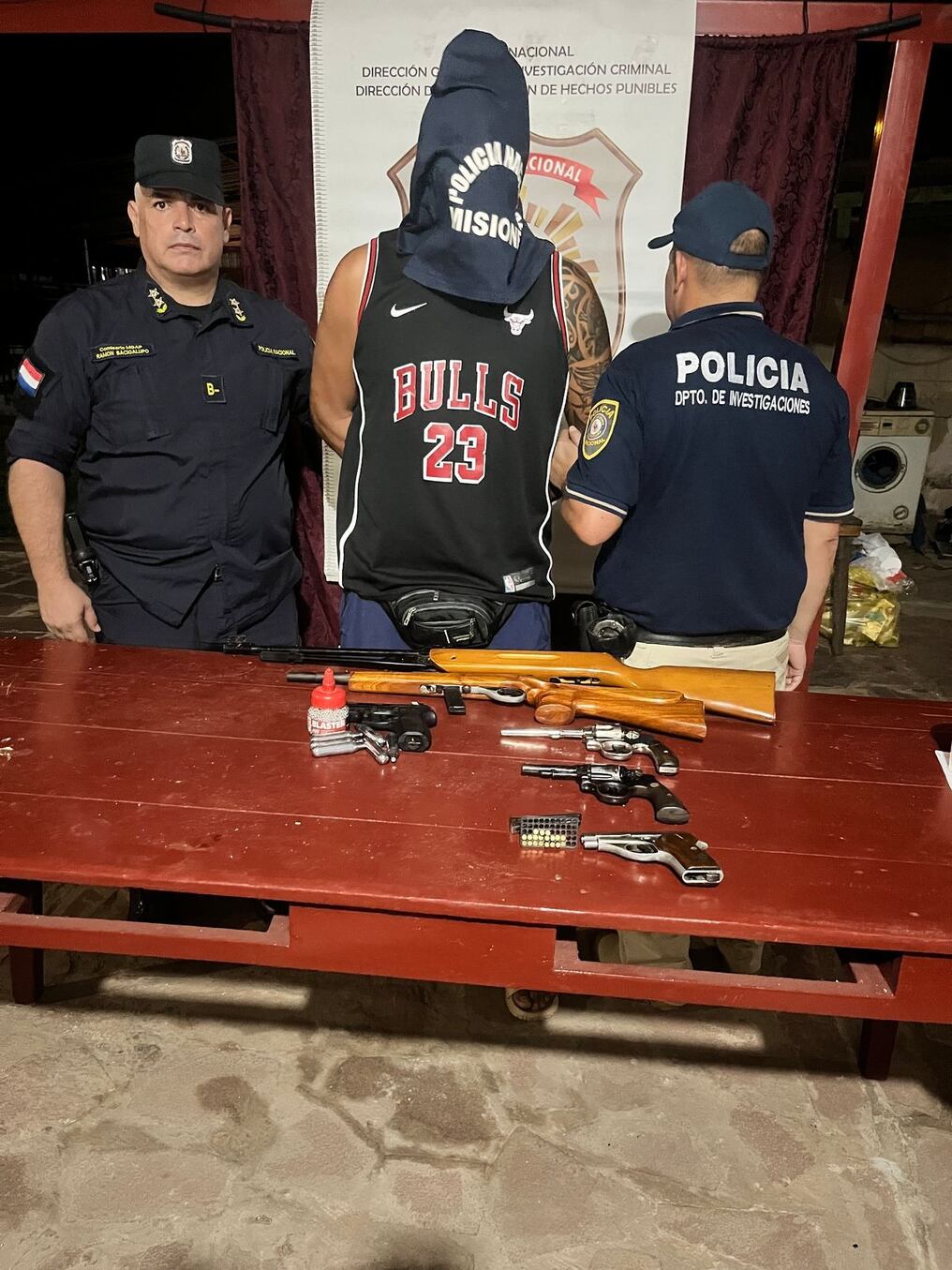 El detenido fue identificado como Leonardo Ramón Martínez Romero, de 46 años de edad. Foto: Gentileza