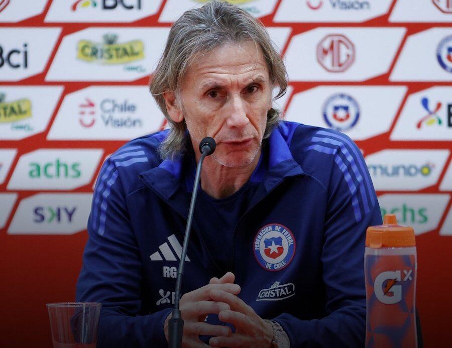 Ricardo Gareca renunció como DT de Chile.FOTO: @LAROJA