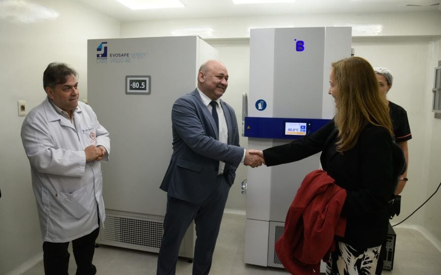 El Cenquer contará con el primer irradiador de tejidos autoblindado por parte del Organismo Internacional de Energía Atómica (OIEA). Foto: Gentileza