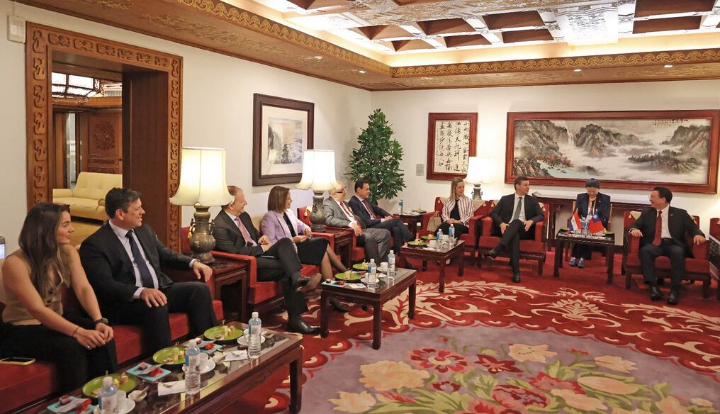 Durante su gira internacional por países aliados, en su estadía en Taipéi Santiago Peña ratificó las buenas relaciones diplomáticas con Taiwán para los próximos años. Foto: Gentileza