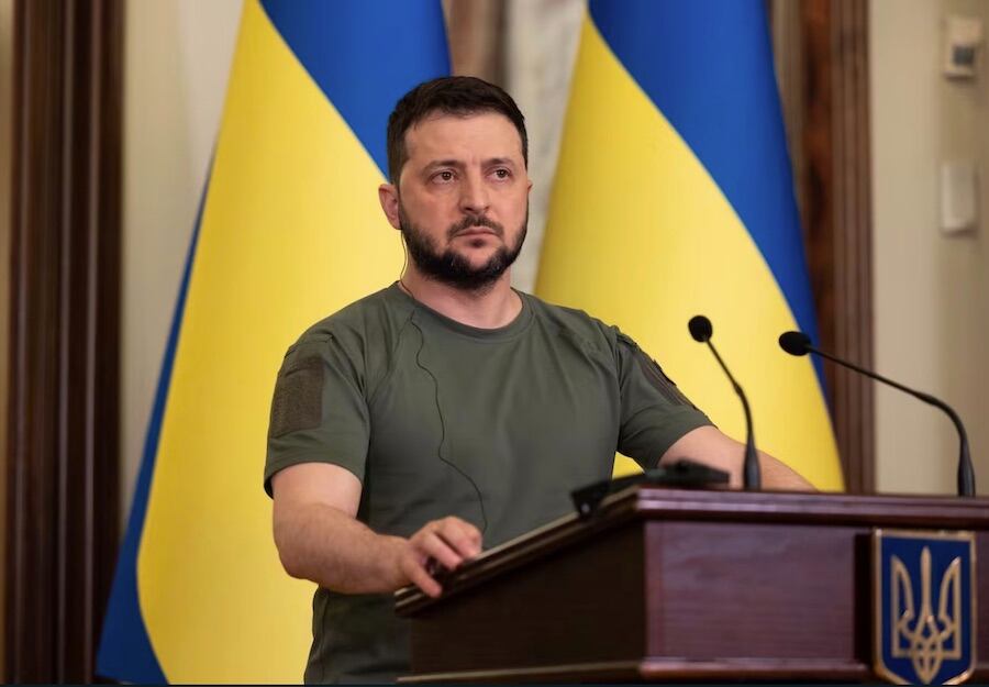 El presidente Volodímir Zelenski confirmó que el ataque a gran escala fue perpetrado por su ejército. Foto: AFP