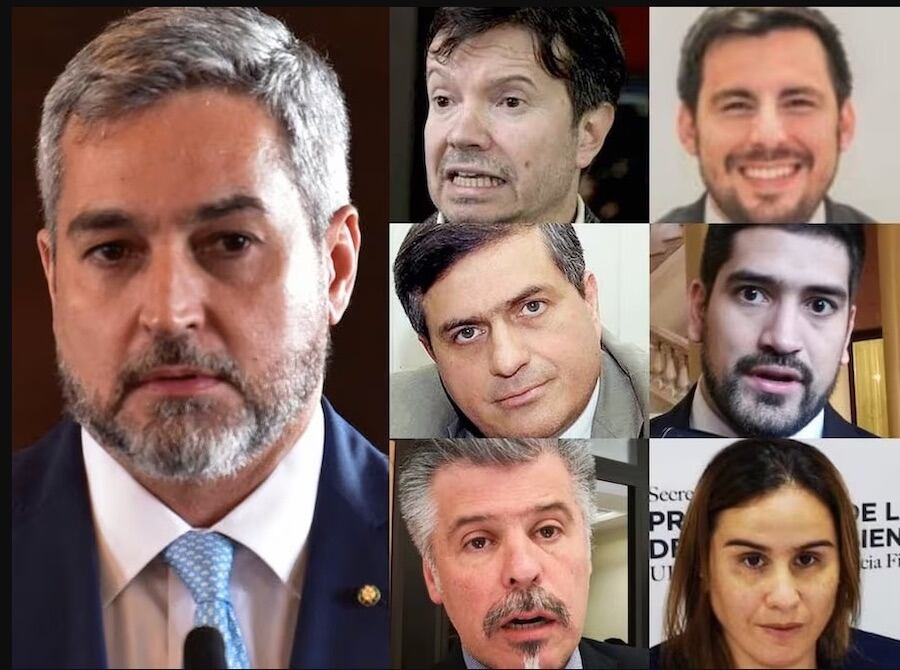 Revelación de secretos de servicio, revelación de secretos privados por funcionarios o personas con obligación especial son solo parte de los hechos punibles que pesan sobre el expresidente Abdo y su gavilla. Foto: Archivo