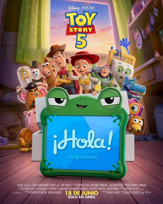 Póster oficial de “Toy Story 5”.