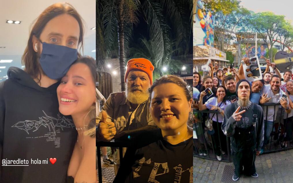 Artistas que hacen parte de la grilla del Asunciónico emocionan a fans paraguayos a horas del festival. Foto: Gentileza