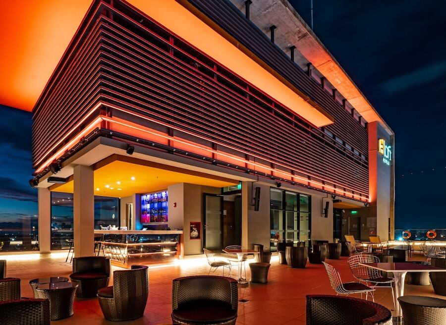 El Aloft Asunción apuesta por el concepto de escapadas urbanas.