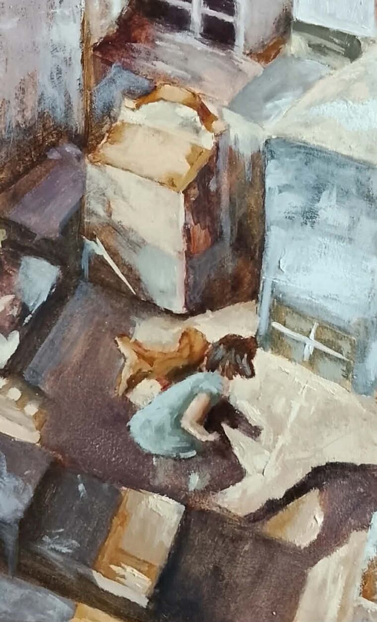 La muestra “Umbral: Círculo Primero” explora el arte oscuro. Imagen: Instagram/ studio1160