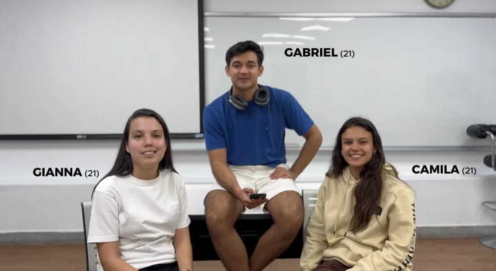 Actualmente Gabriel, Camila y Gianna están  desarrollando su proyecto en los Estados Unidos. Foto: Gentileza