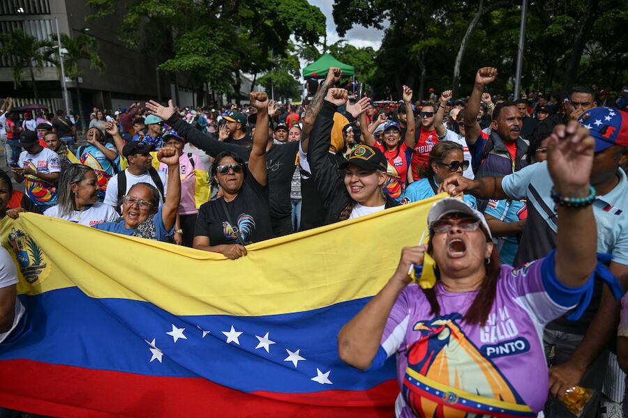 Para brindar datos oficiales de los resultados de las elecciones presidenciales, la oposición venezolana creó una página web a través de la cual se pueden corroborar las actas de cada una de las mesas de votación. Foto: AFP