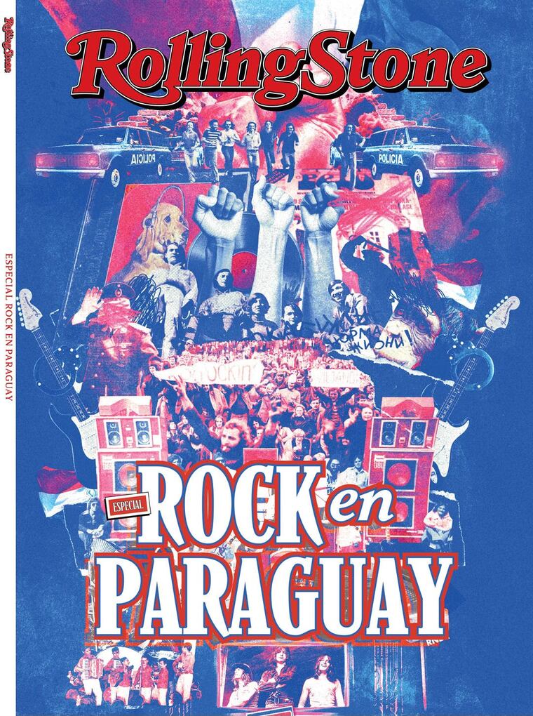 Portada de la edición especial de Rolling Stone Rock en Paraguay.