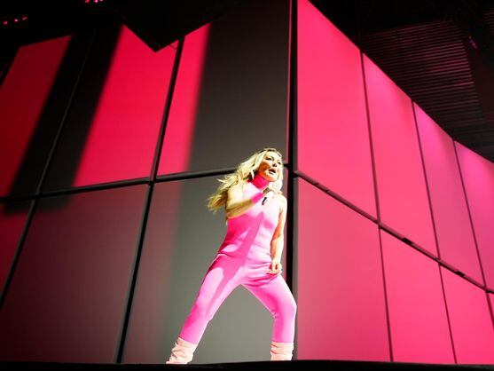 Amaia Montero en el primer concierto de regreso con La Oreja de Van Gogh. Foto: vanitatis.elconfidencial.com/