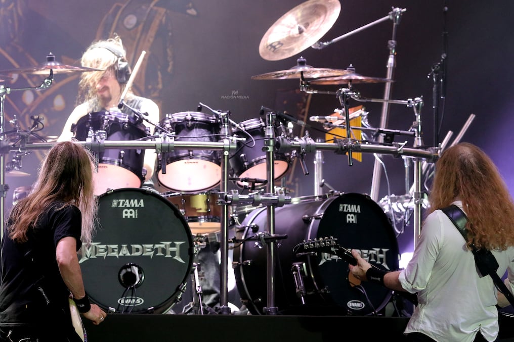 La tercera fecha de Megadeth en Latinoamérica fue en Paraguay. Foto: Cristóbal Núñez