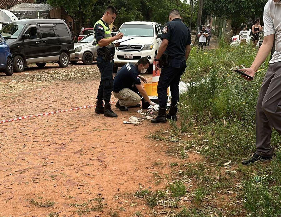 El fallecido sería un conocido adicto de la zona identificado como Adán Cristaldo. Foto: Gentileza