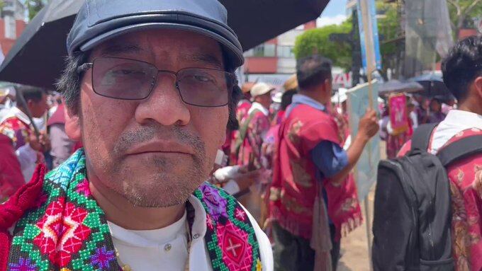Marcelo Pérez organizaba marchas en las parroquias contra venta de drogas. Foto: Gentileza