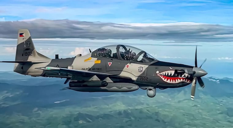 Los aviones Súper Tucano permitirá reforzar la seguridad del espacio aéreo.FOTO: GENTILEZA