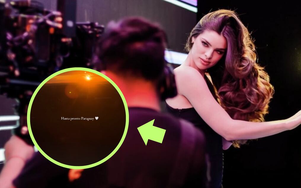 Nadia Ferreira visitó Paraguay para grabar un comercial. Foto: Gentileza