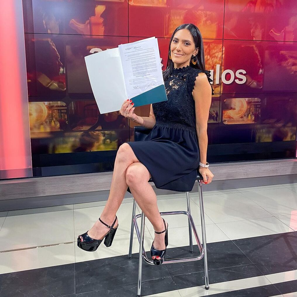 Lucía Sapena se destacó a lo largo de su carrera por utilizar su espacio televisivo para dar a conocer noticias y curiosidades  sobre el mundo del arte. Foto: @lusapena/Instagram