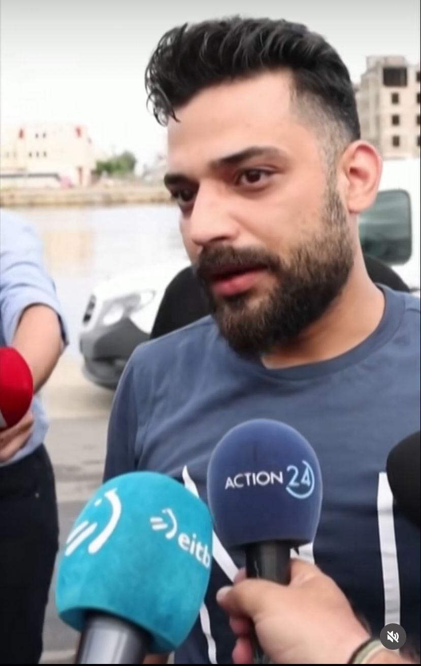 Fadi, hermano mayor del Mohammad manifestó que su hermano se encontraba en Libia desde hace dos años. Foto: Captura de pantalla.