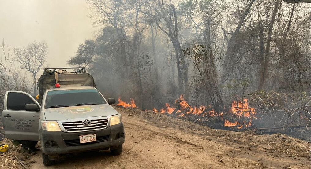 La quema controlada es una actividad que no está permitida. Las autoridades buscan ser implacables, de modo a evitar que se vuelva a replicar este hecho que genera un perjuicio ambiental importante. Foto: Gentileza