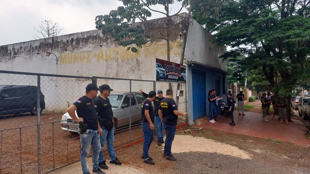 La víctima fue identificada como Alcio Rodrigo Muñoz Centurión, de 37 años, propietario de una playa de autos. Foto: Reporte policial