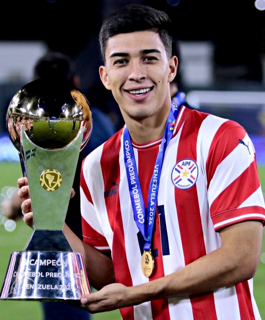 Rubén Lezcano es citado por primera vez a la selección mayor.FOTO: CONMEBOL