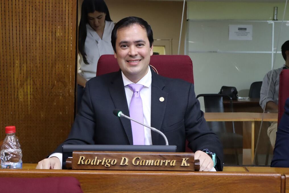 El diputado Rodrigo Gamarra resaltó que cada designación que hace el gobierno de Paraguay evalúa cada caso con responsabilidad y con una visión de defensa de la paz, la democracia y los derechos humanos. Foto: Archivo