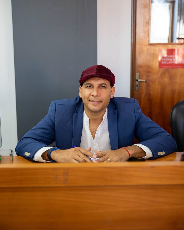El concejal liberal, Isaac Rojas. Foto: Facebook / Junta Municipal de San Lorenzo