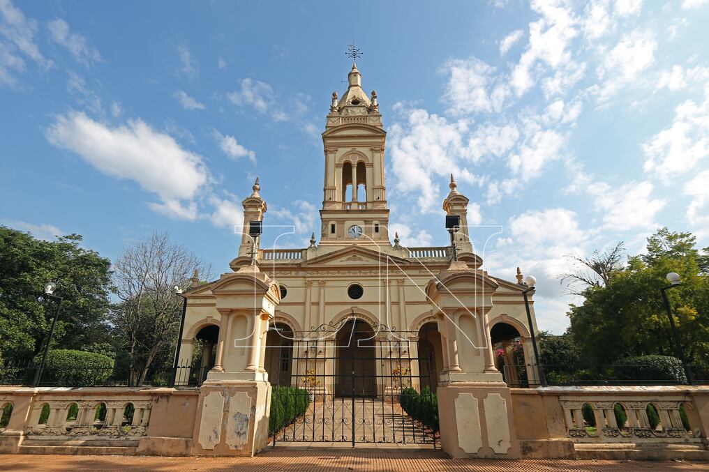 La Iglesia Virgen del Rosario de Itauguá fue construida en 1910. Foto: Archivo