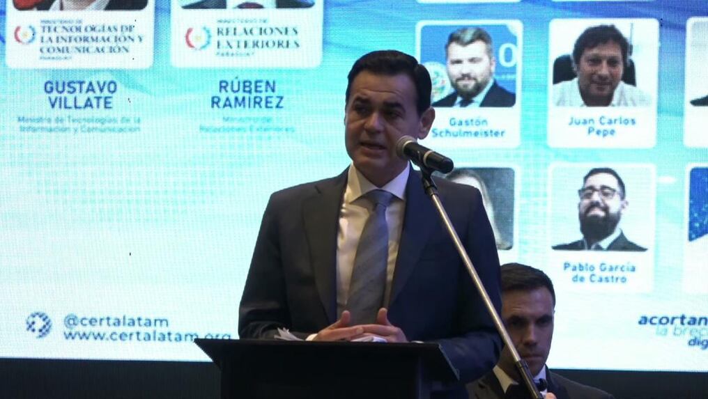 Rubén Ramírez Lezcano participó este martes de la apertura del Asunción Media Show, organizado por la Certal, que continuará hasta el miércoles 6 de septiembre. Foto: Captura de pantalla