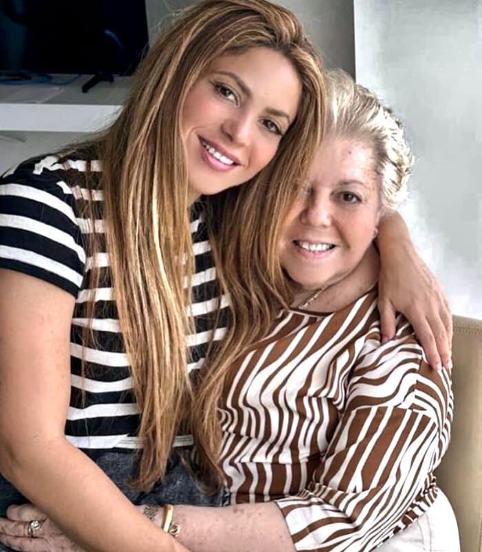 La madre de Shakira hospitalizada en Barranquilla, Colombia. Foto: Gentileza