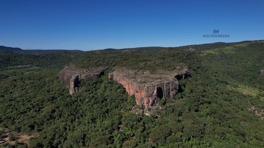 El cerro Vera de Acahay, ubicado en el departamento de Paraguarí. Foto: Jorge Jara