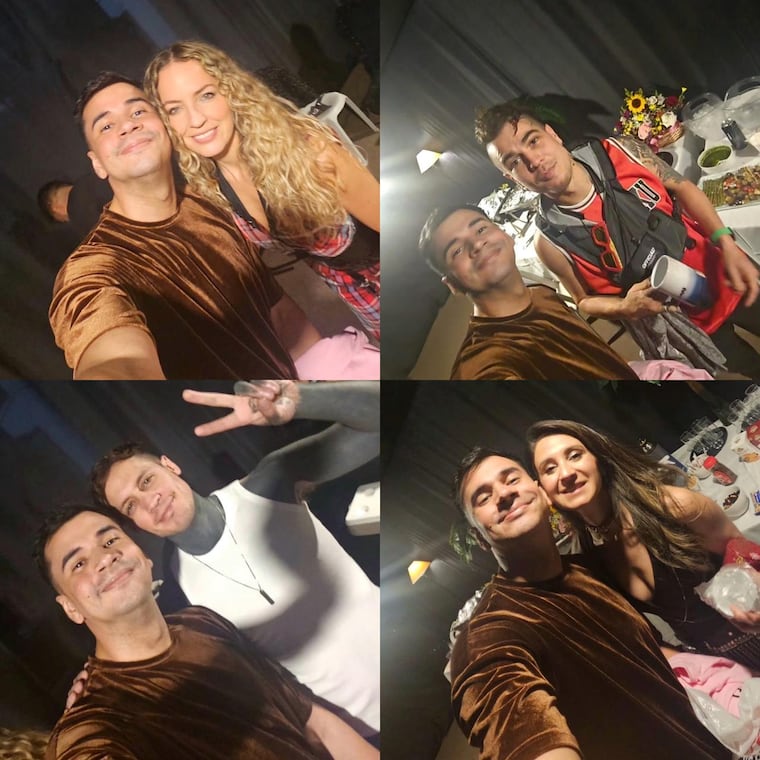 Sebastián Rodríguez posó junto a integrantes de Kudai.