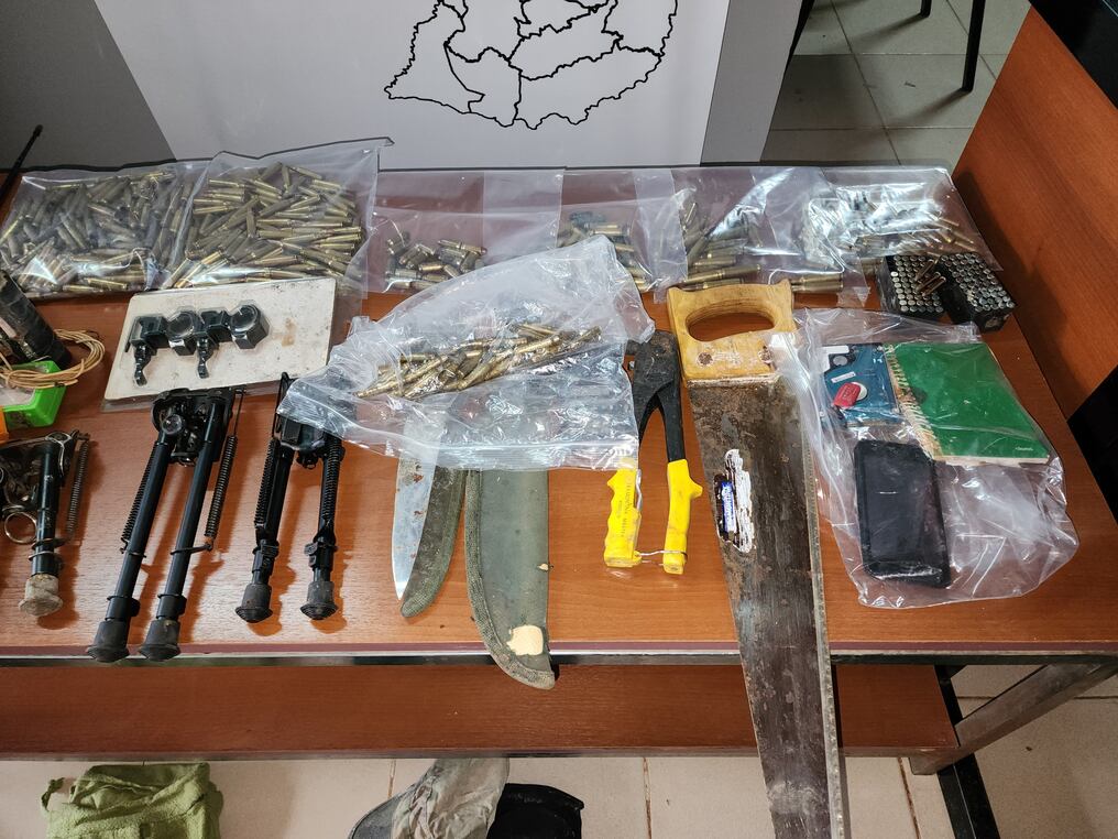 La detención de exmiembros del EML permitió encontrar varios objetos enterrados en un antiguo campamento. Foto: Ángel Flecha/NM