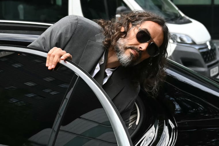 El actor y humorista británico, Russell Brand. Foto:  justin tallis / AFP