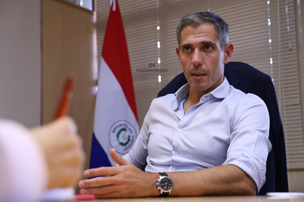 El viceministro de Industria, Marco Riquelme, anunció que desde el MIC están impulsando una nueva Ley de parques industriales. Foto: Jorge Jara