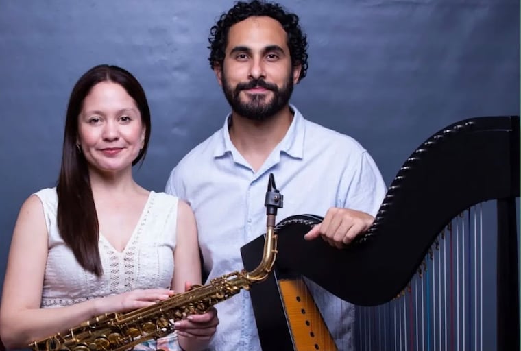 Lara Barreto y Juanjo Corbalán. Foto: Gentileza