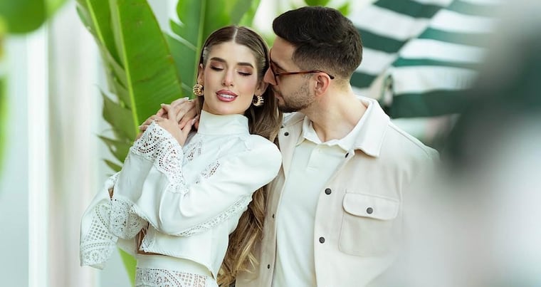 Bethania Borba y Jorge Escobar, se casaron a pesar de la infidelidad de él. Foto: Instagram - @bethaniaborba