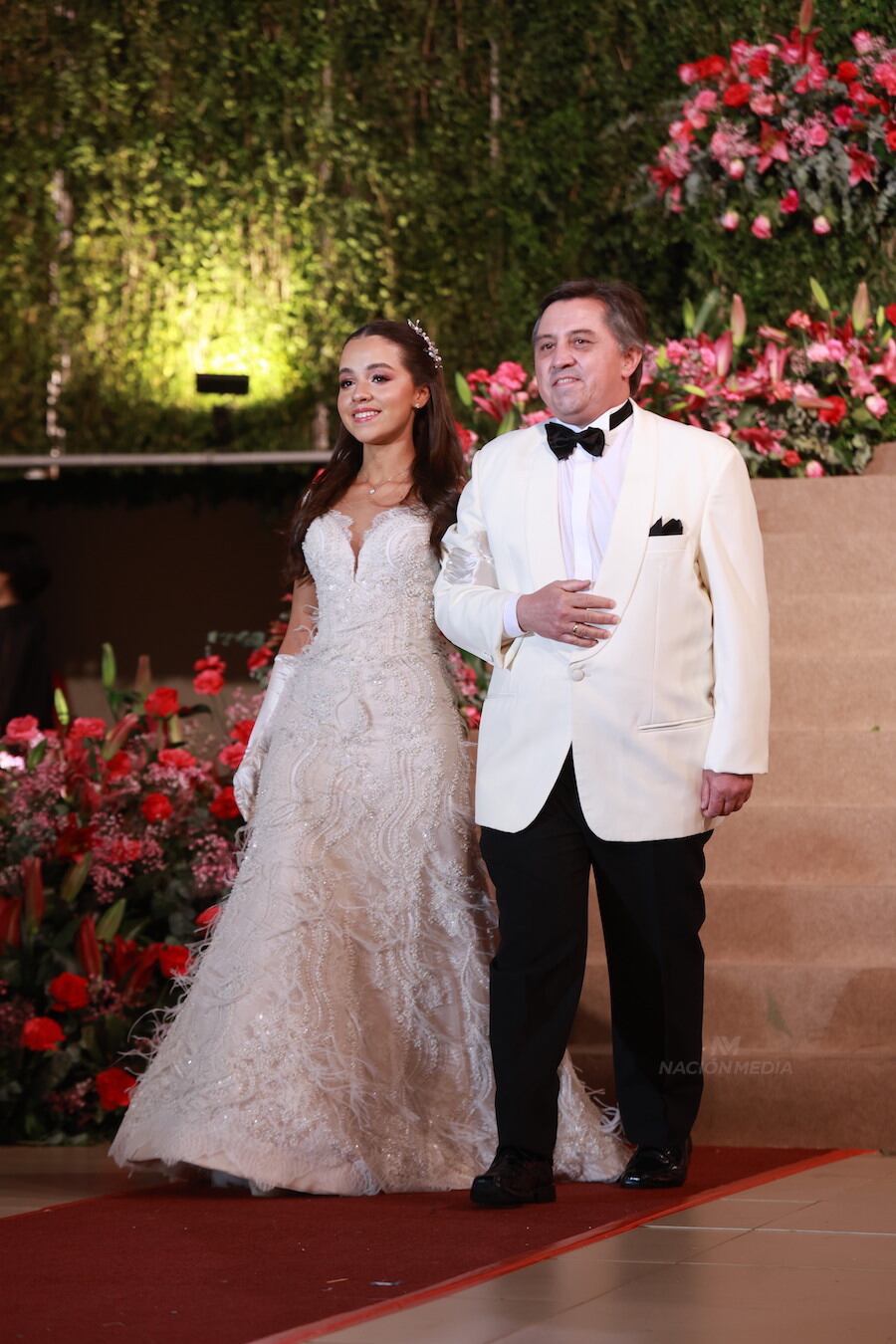 Martina Penoni Escauriza y su padre, Vctor Penoni