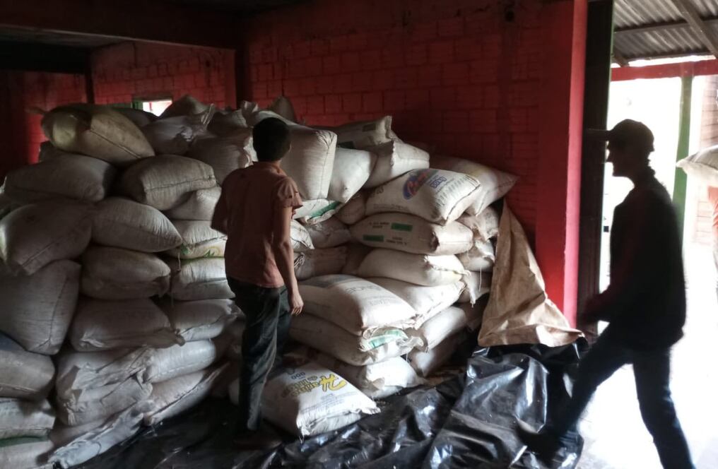 Los productores recibieron asistencia en todo el proceso, desde el acopio y selección del grano, hasta la comercialización final.Foto: Gentileza