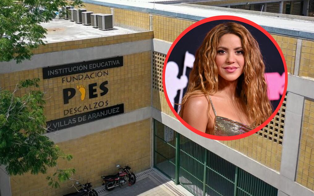La cantante inauguró una escuela más en Colombia, gracias a su Fundación "Pies Descalzos". Foto: Gentileza