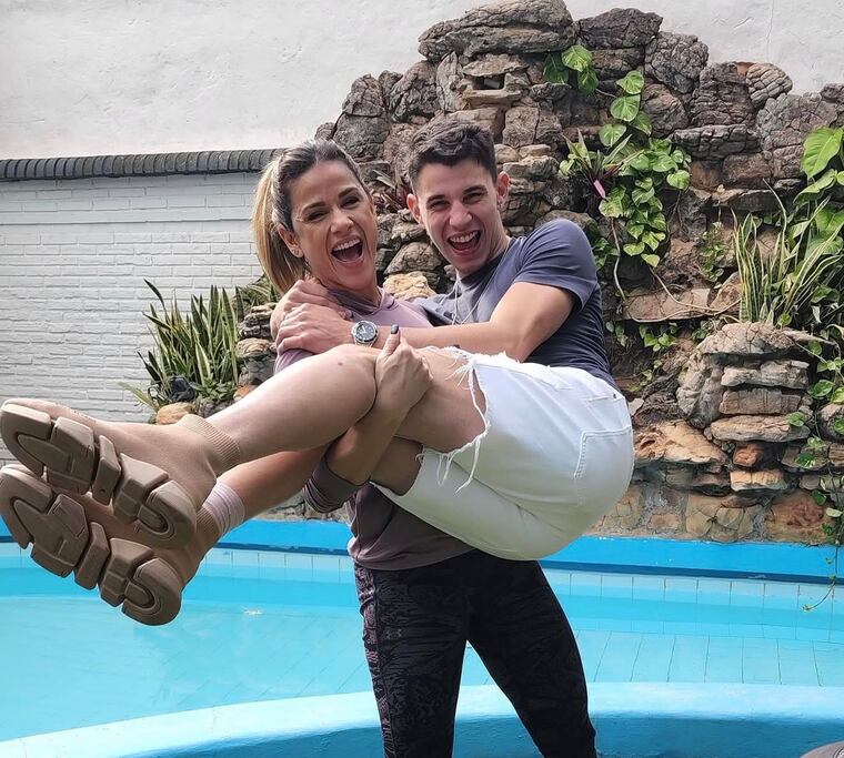 María Laura y Bruno Olitte.