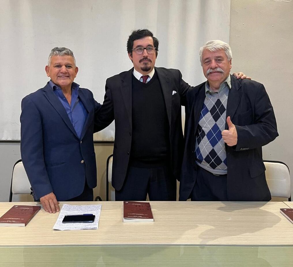 Pablo León Burián, Emilio Urdapilleta y Ricardo Canese. Foto: Gentileza