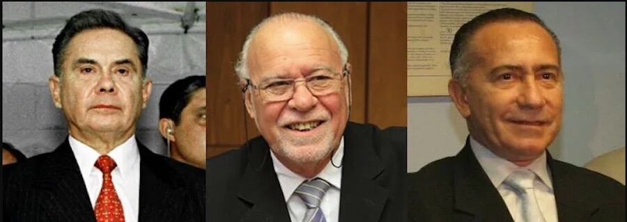 Luis María Argaña, Raúl Cubas y Lino Oviedo, protagonistas de la crisis de marzo de 1999