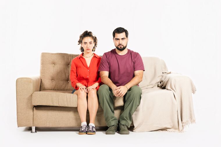 Nicole y Fran Gubetich actúan en “Nunca estuve en Dublín”. Foto: Gentileza