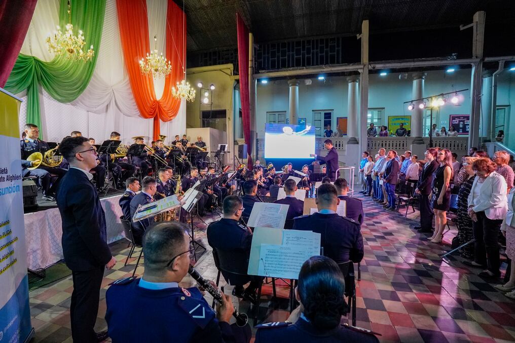 Orquesta Sinfónica de la Policía Nacional. Foto: Gentileza