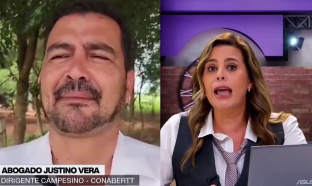 La exsenadora se enfureció contra el dirigente campesino por no alinearse con su discurso antigobierno. Foto: Captura de video