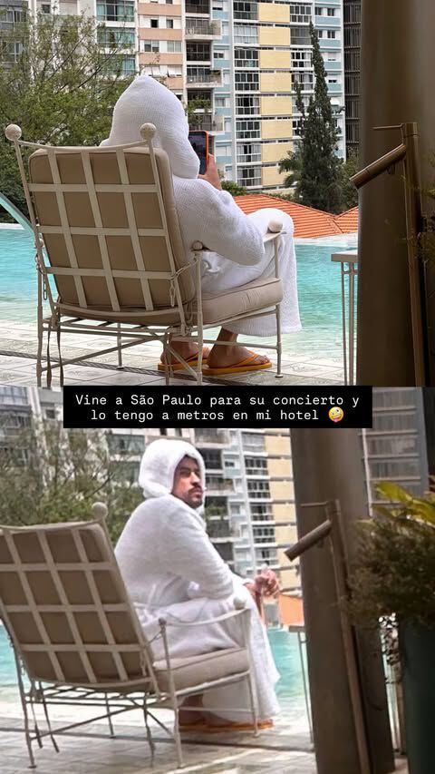 Bad Bunny, captado por Chiche Corte en un hotel de Brasil.