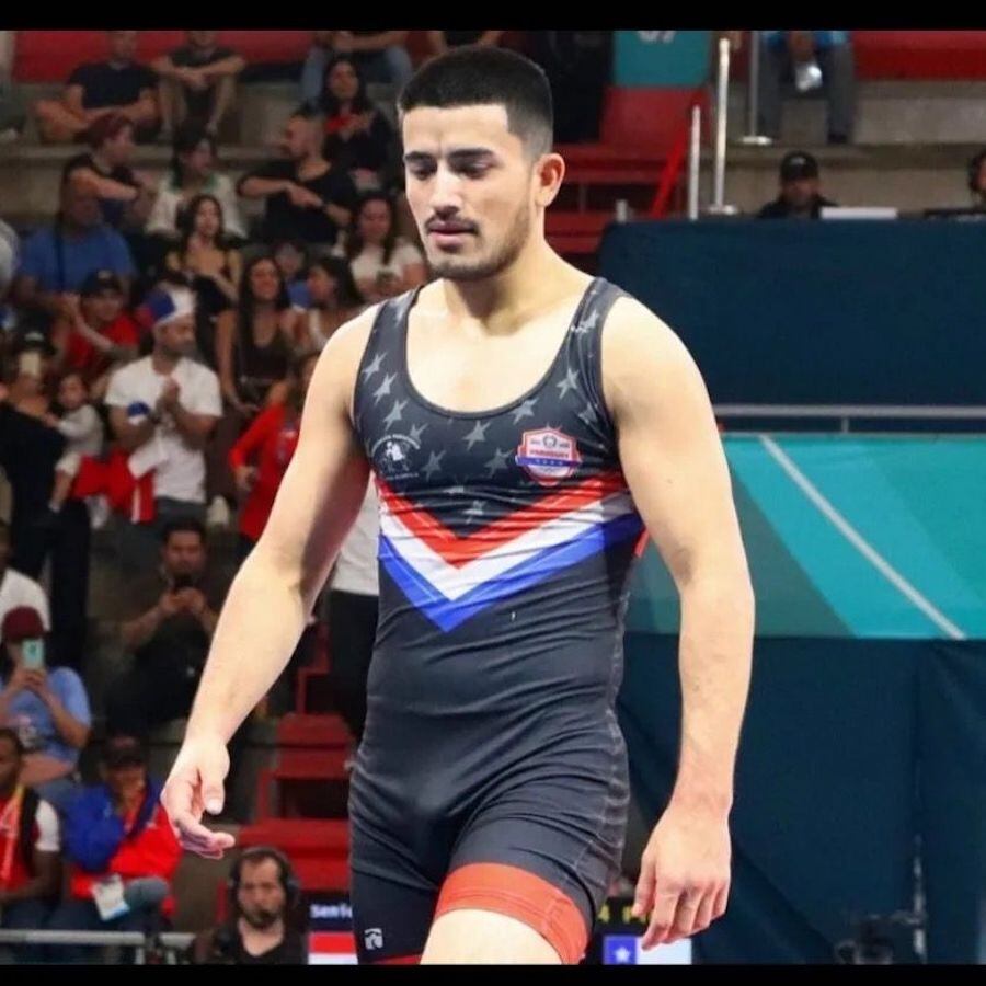 Lisandro Cabrera, de lucha greco romana