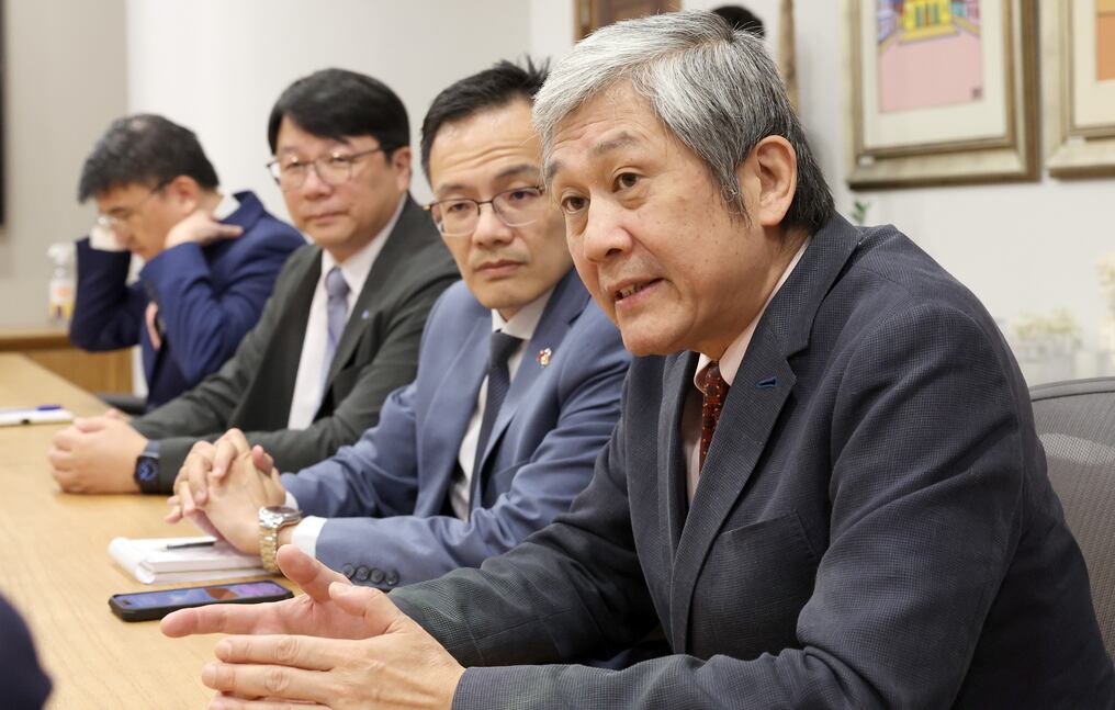 La delegación taiwanesa se reunió con el presidente de la República. Foto: Gentileza