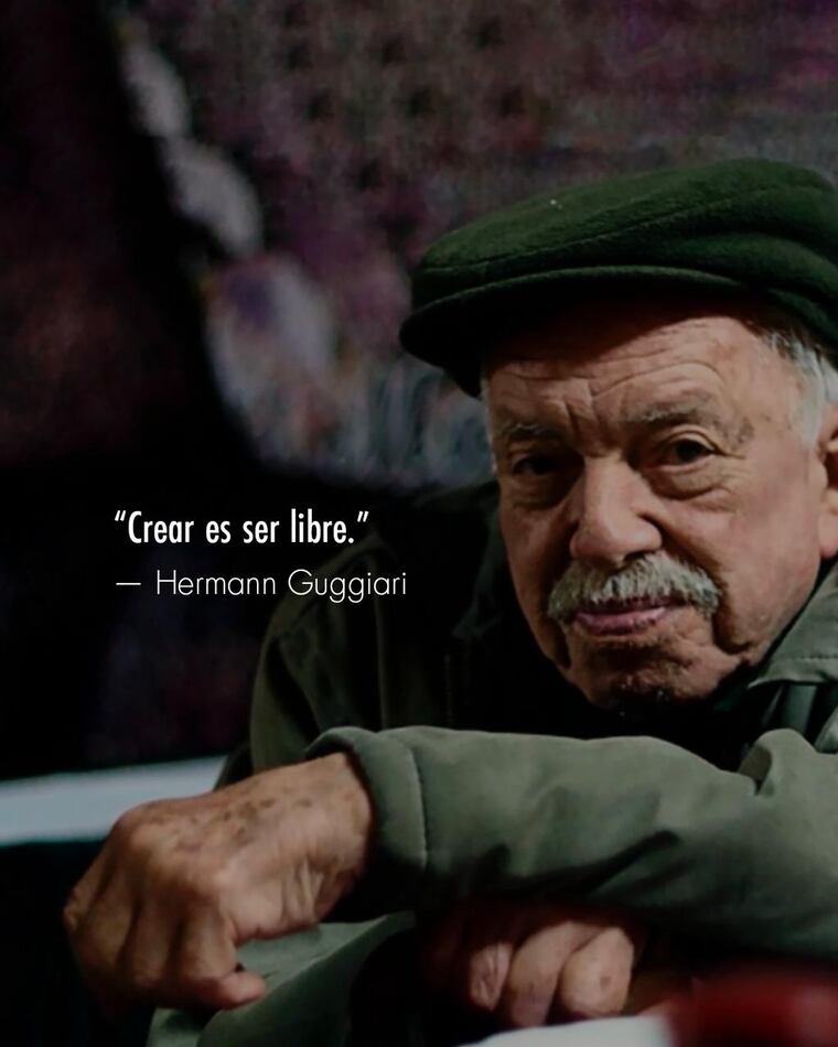 Hermann Guggiari, destacado artista paraguayo. Foto: Gentileza